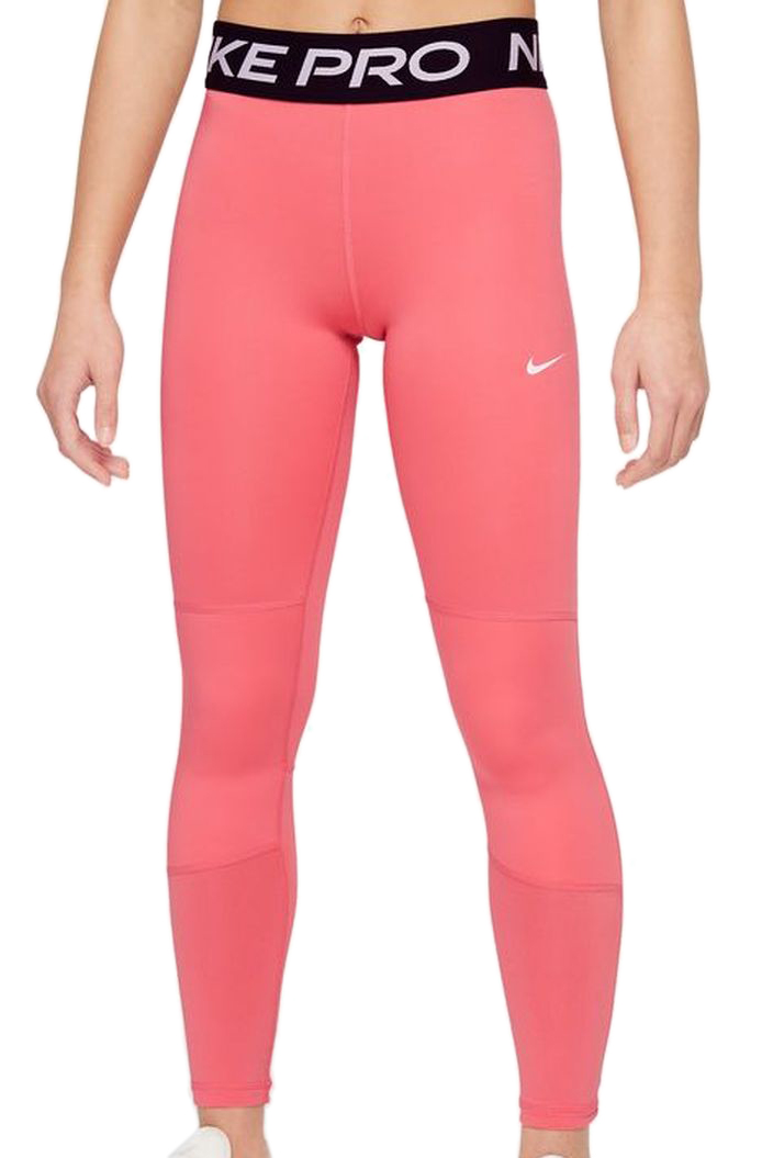 Lány nadrág Nike Pro G Tight - pink salt/white, Tennis Zone