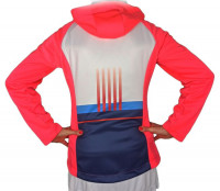 Dámská tenisová mikina Australian Jacket in Double with Printed - psycho red Dámská tenisová mikina Australian Jacket in Double with Printed - psycho red