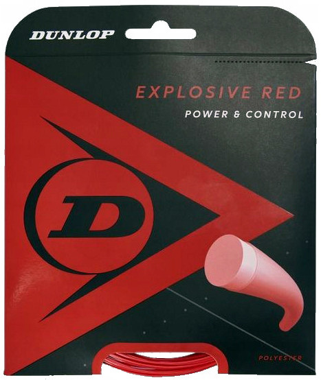Tenisový výplet Dunlop Explosive Red (12 m)