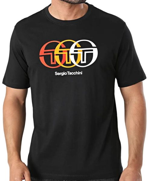 Ανδρικά Μπλουζάκι Sergio Tacchini Triade T-Shirt - Μαύρος