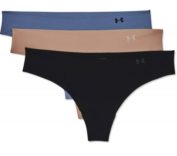  Under Armour PS Thong 3Pack Print - black/brown/grey