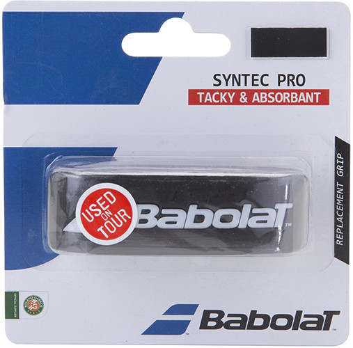 Tennis Basisgriffbänder Babolat Syntec Pro 1P - black/white