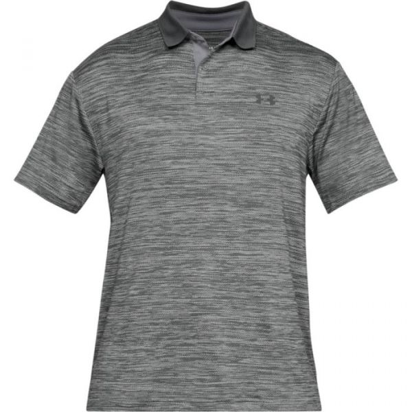 Men's Polo T-shirt Under Armour Performance Polo Textured - steel/black