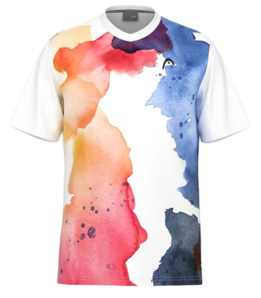 Férfi póló Head Topspin T-Shirt - print vision/royal