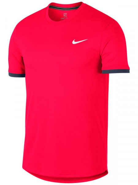  Nike Court Top SS - bright crimson/gridiron