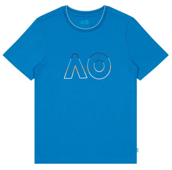 Boys' t-shirt Australian Open Logo - Blue