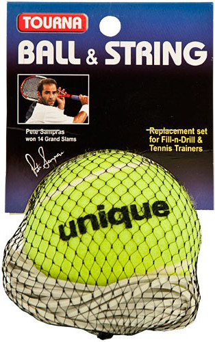 Trainer set Tourna Ball & String for Fill & Drill, Tennis Zone
