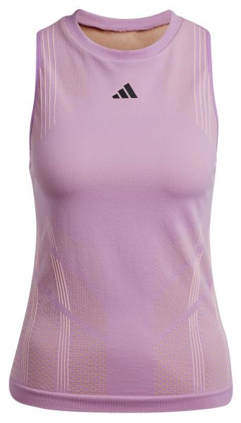 Damski top Adidas Tennis Pro Aeroready Seamless Y-Tank Top - Fioletowy