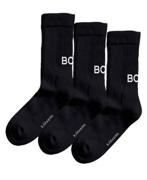 Socks Björn Borg Crew 3P - Black