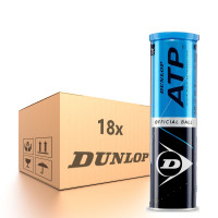 Tenisa bumbiņas kartona kastēs Dunlop ATP - 18 x 4B