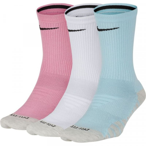  Nike Women's Everyday Max Cushion Crew Training Sock - 3 pary/multi-color