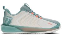 Damskie buty tenisowe K-Swiss Ultrashot 3 - blanc de blanc/nile blue/desert flower Damskie buty tenisowe K-Swiss Ultrashot 3 - blanc de blanc/nile blue/desert flower