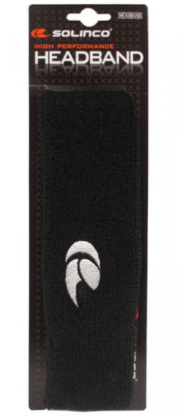 Frottee Stirnband Solinco Headband - black