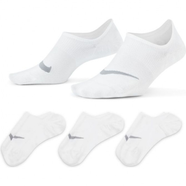Ponožky Nike Lightweight Train No Show 3P W - white/wolf grey