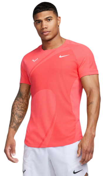 Men's T-shirt Nike Dri-Fit Rafa Tennis Top - ember glow/white