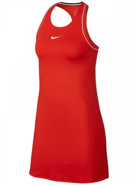  Nike Court Dry Dress - habanero red/white