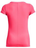 Tricouri dame Under Armour Women's HeatGear Armour Short Sleeve - pink shock/metallic silver Tricouri dame Under Armour Women's HeatGear Armour Short Sleeve - pink shock/metallic silver