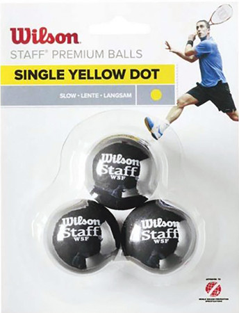 Míč   Wilson Staff Single Yellow Dot - 3B