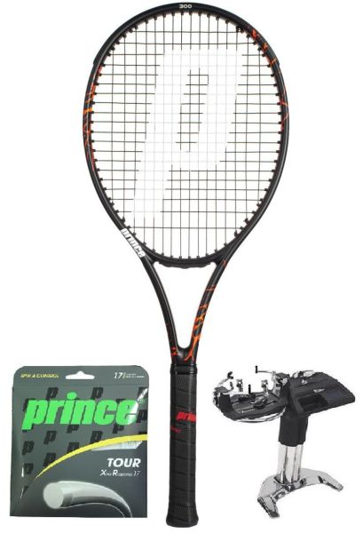 Ρακέτα τένις Prince O3 Beast 98 + xορδή + πλέξιμο ρακέτας