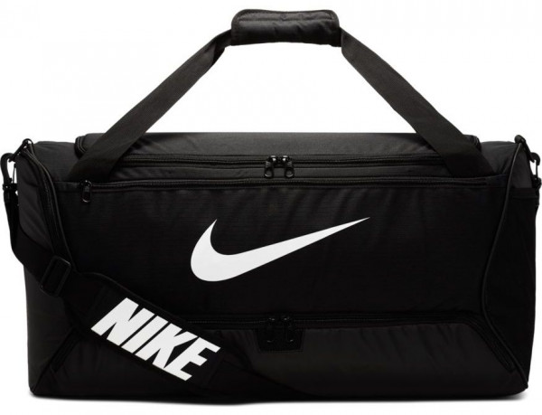Geantă tenis Nike Brasilia Training Duffle Bag - black/black/white