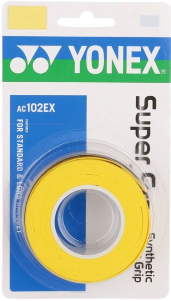 Griffbänder Yonex Super Grap 3P - yellow
