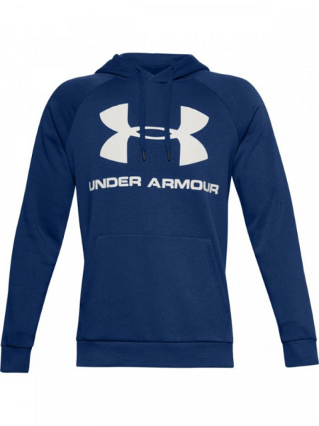 Dječački sportski pulover Under Armour Rival Fleece Hoodie - navy