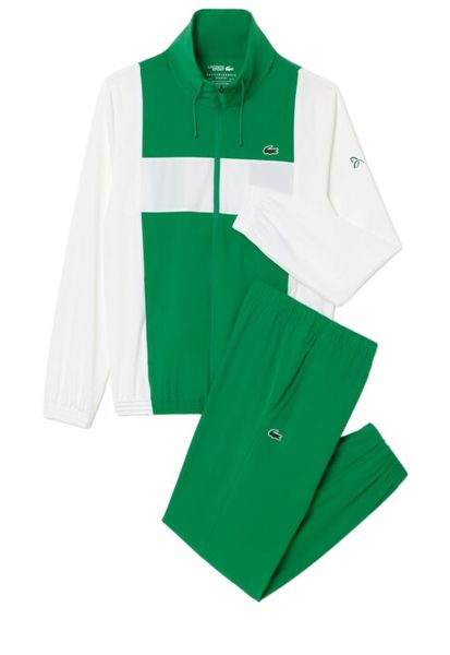 Men's Tracksuit Lacoste Tennis x Novak Djokovic - Green, White