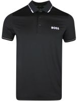 Tricouri polo bărbați BOSS Paul Pro Slim Fit Polo Shirt - black