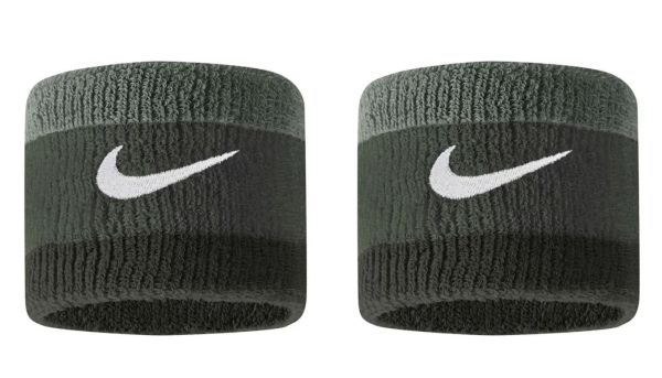 Riešo apvijos Nike Swoosh Wristbands - oli green/medium olive/cargo khaki