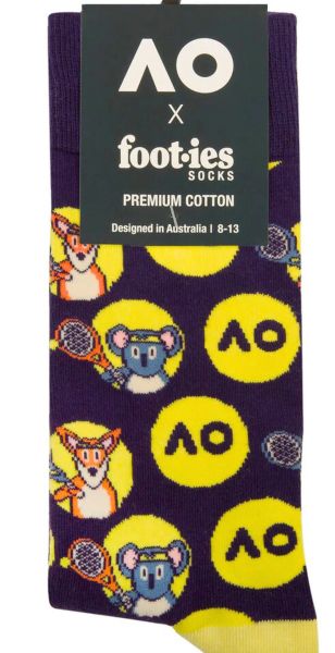 Socks Australian Open Aussie Animals Cotton - Blue