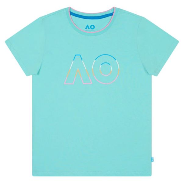 Girls' T-shirt Australian Open Logo Tee - Mint