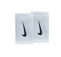 Serre-poignets de tennis Nike Dri-Fit Reveal Double-Wide Wristbands - white/cool grey/black
