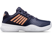 Naiste tennisejalatsid K-Swiss Court Express Women - graystone/peach nectar/white Naiste tennisejalatsid K-Swiss Court Express Women - graystone/peach nectar/white
