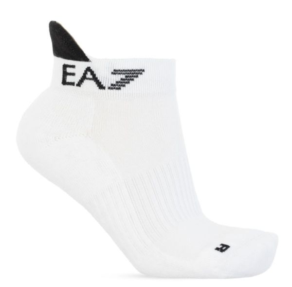 Chaussettes de tennis EA7 Knitted Sock 1P - white/black