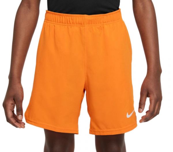 Jungen Shorts Nike Boys Court Flex Ace Short - Orange, Weiß