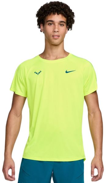 T-shirt da uomo Nike Rafa Challenger Dri-Fit Tennis - Giallo