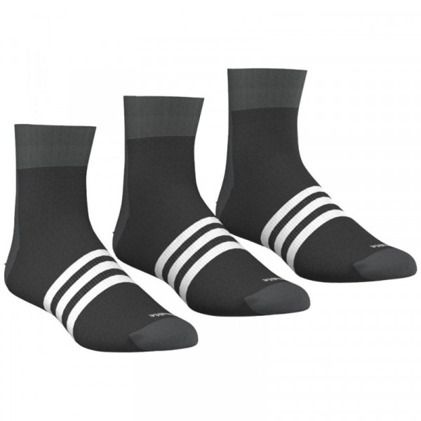  Adidas Clima ID Ankle Thin Cushioned 3 pairs-pack - 3 pary/black/grey/white