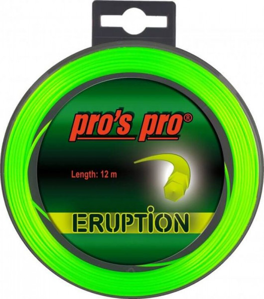 Tenisz húr Pro's Pro Eruption (12 m) - neo green