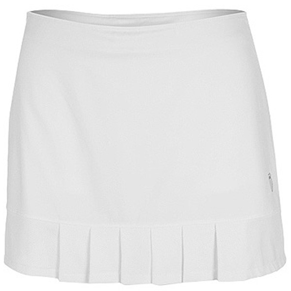  K-Swiss Mesh Pleat Skirt - white