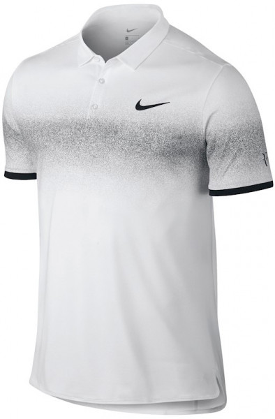  Nike Boy's RF Advantage Premier SS Polo YTH - white/black