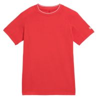 T-shirt pour garçons Wilson Kids Team Seamless Crew - Rouge