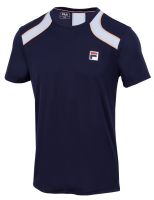 Herren Tennis-T-Shirt Fila T-Shirt Filou - navy