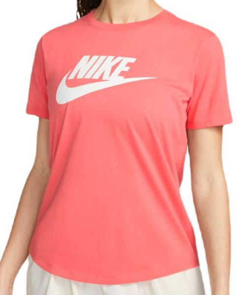 Damen T-Shirt Nike Sportswear Essentials T-Shirt - Orange, Weiß