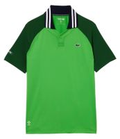 Herren Tennispoloshirt Lacoste x Daniil Medvedev Ultra-Dry Tennis Polo - Grün