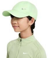 Tennismütze Nike Kids Dri-Fit Club Unstructured Metal Swoosh Cap - vapor green