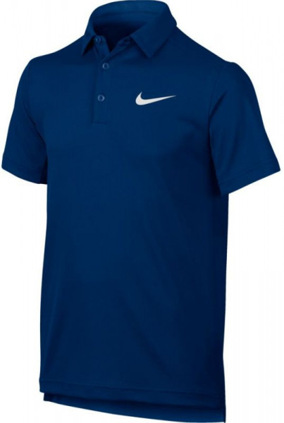  Nike Dry Polo YTH - blue jay/white