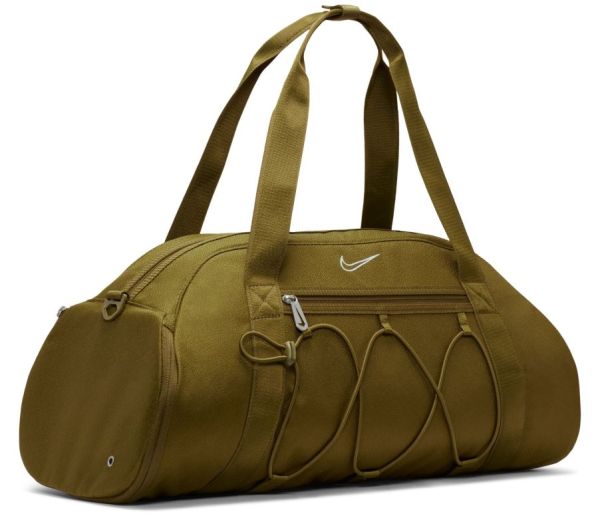 Športová taška Nike One Club Training Duffel Bag - olive flak/olive flak/light silver