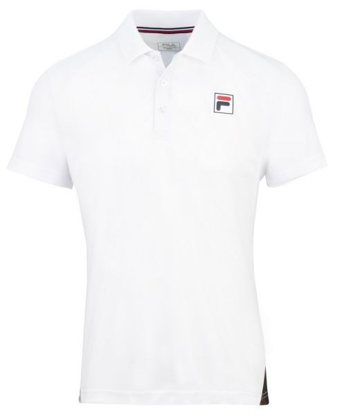 Herren Tennispoloshirt Fila Polo Arnaud - white/multicolor