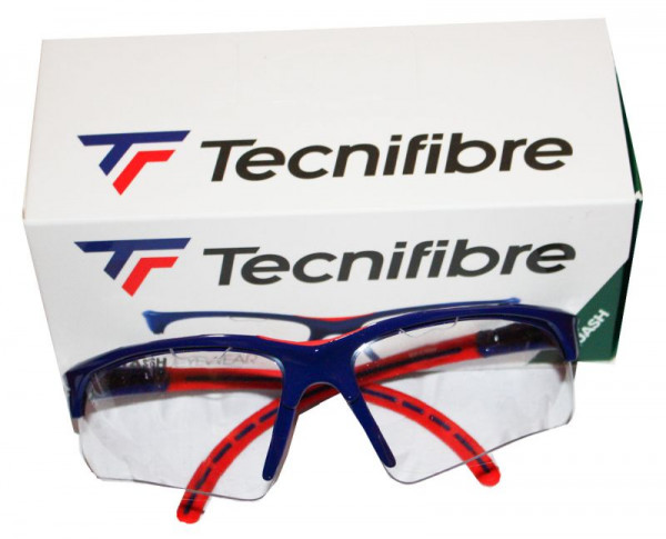 Squashbrille Tecnifibre Protection Glasses - blue/red