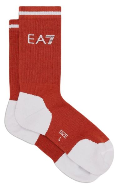 Чорапи EA7 Tennis Pro Socks 1P - spice route/white